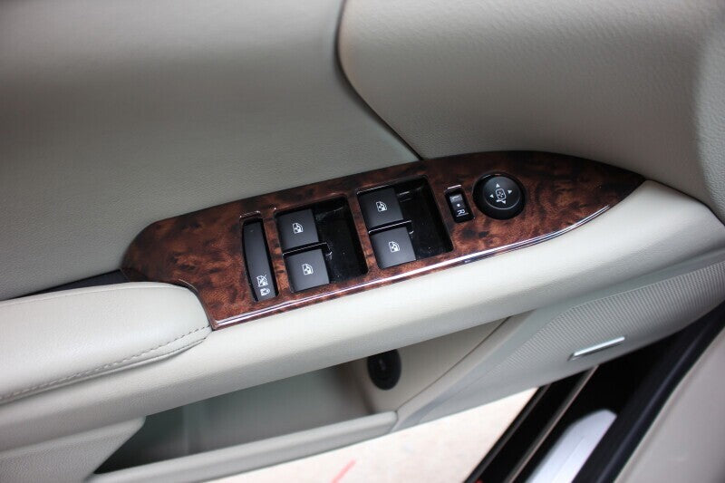 for Cadillac XTS 2013-17 Agate Wood Grain Door Window Switch Lift Cover Trim 4P