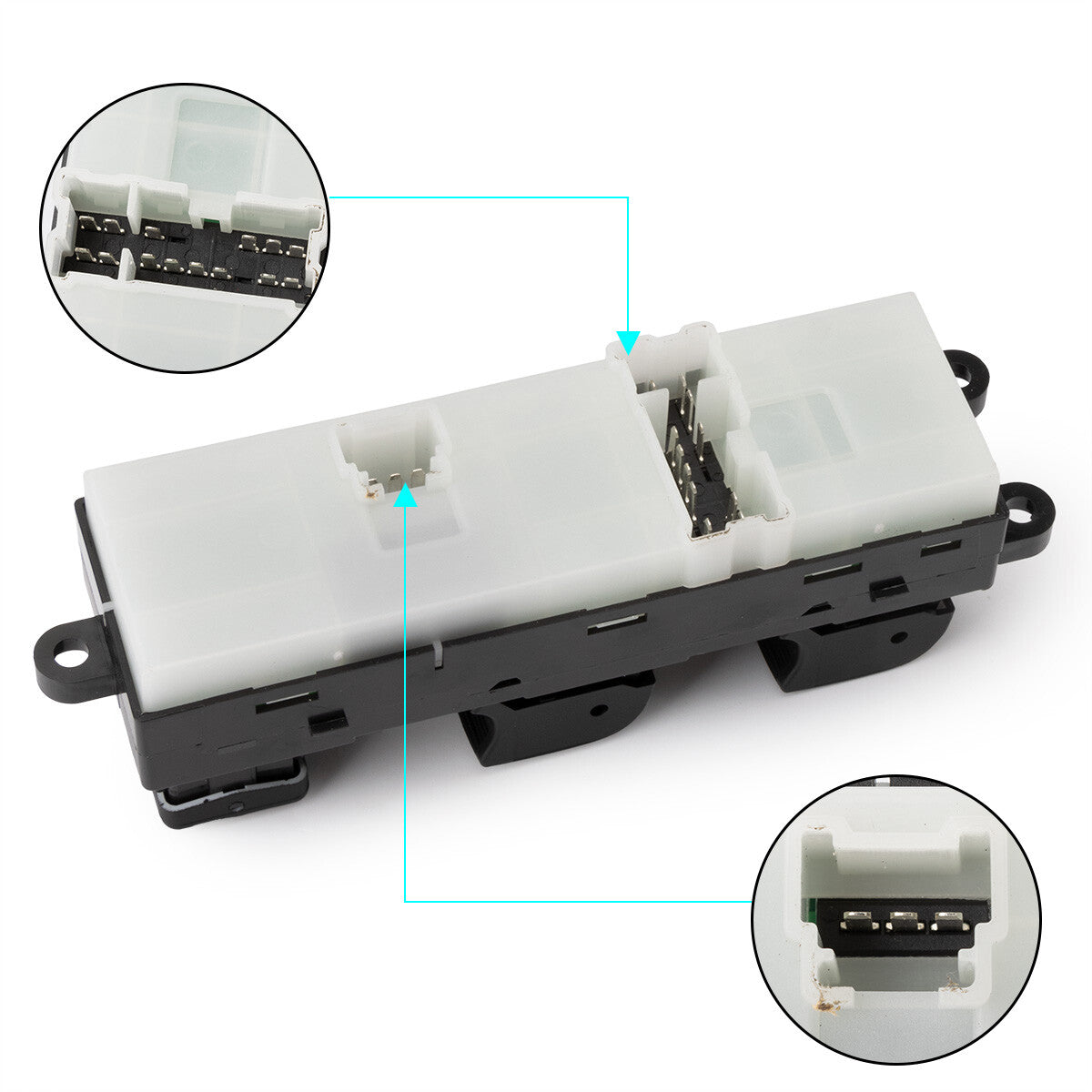 1x Power Window Switch For 2008-2012 for Nissan Sentra 4-Door Front Left Driver Side