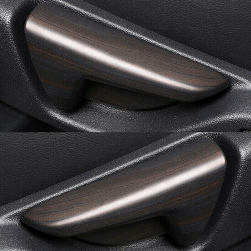 for Toyota Highlander 2020-2022 Wood Grain ABS Car Rear for Seat Armrest Handle Trim