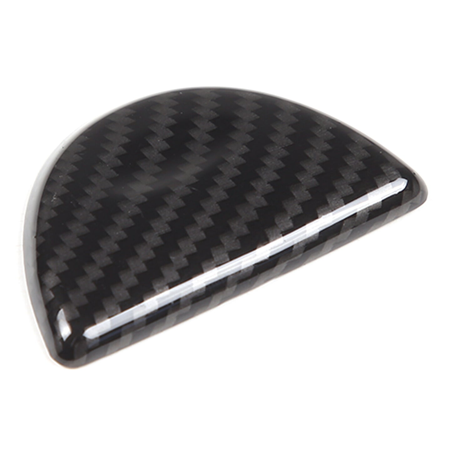 2-Piece Matte Black Rearview Mirror Cap Trim for Mercedes-Benz C W205 E W213 GLC X253 S W222