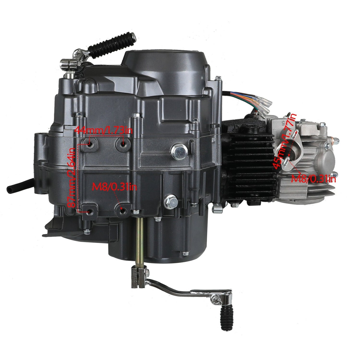 125cc engine motor semi-automatic tunnel bicycle suitable for Honda CT70, CT90, CT110, ATC70, Z50