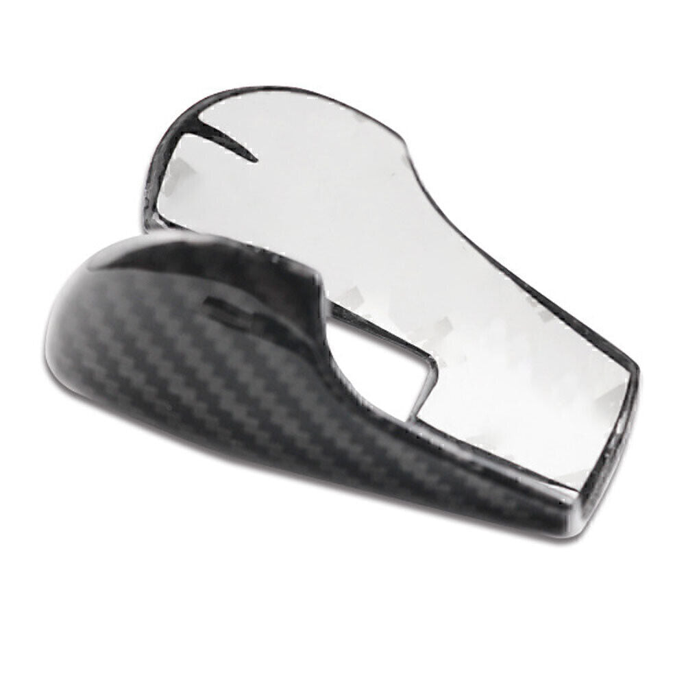 Carbon Fiber Car Gear Shift Knob Cover Trim Fit for Subaru Fitester 2013-2018 Lower