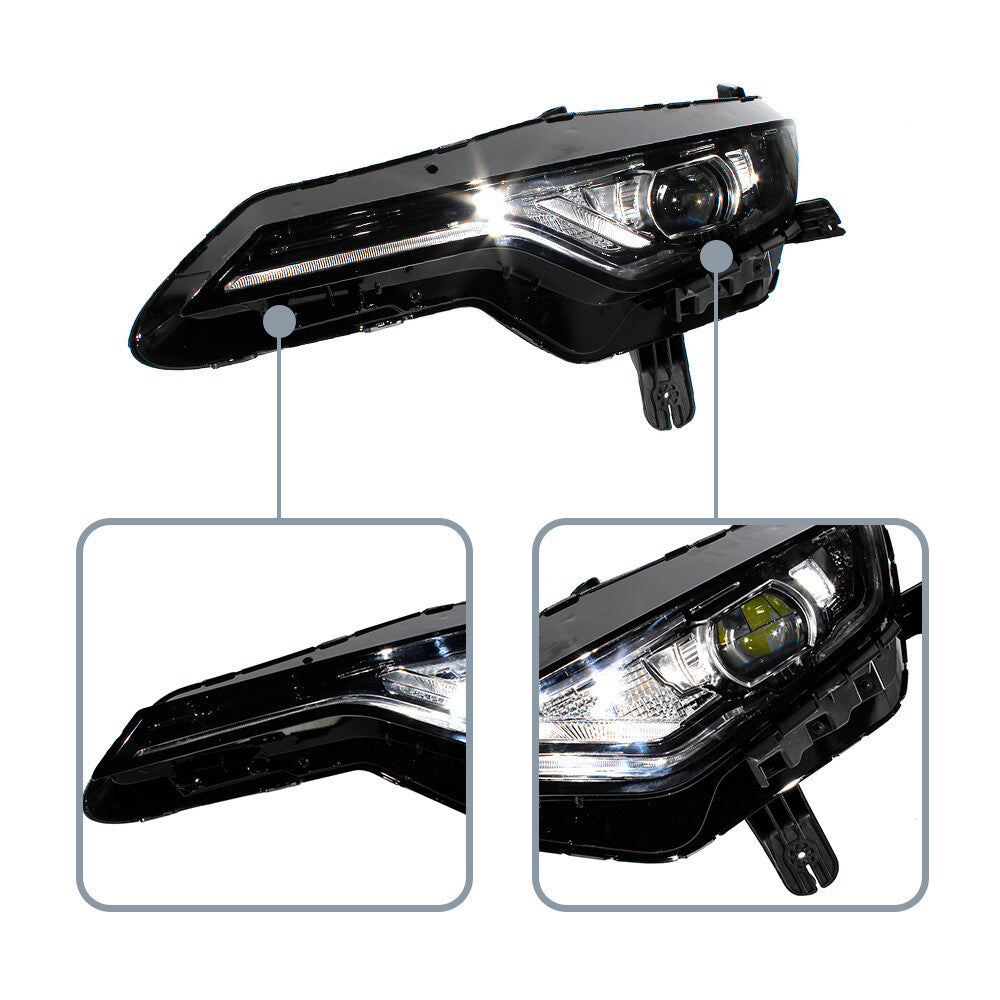 LH Driver LED Headlight For 19-24 for Chevrolet Camaro SS 1SS 2SS RS for Chevy Head Lamp