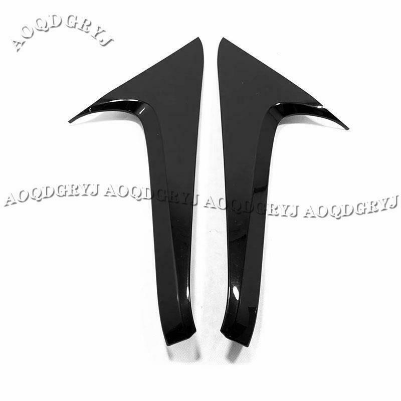 Glossy Black Car Rear Side Window Moulding Trim Cover for Toyota RAV4 2019-2022
