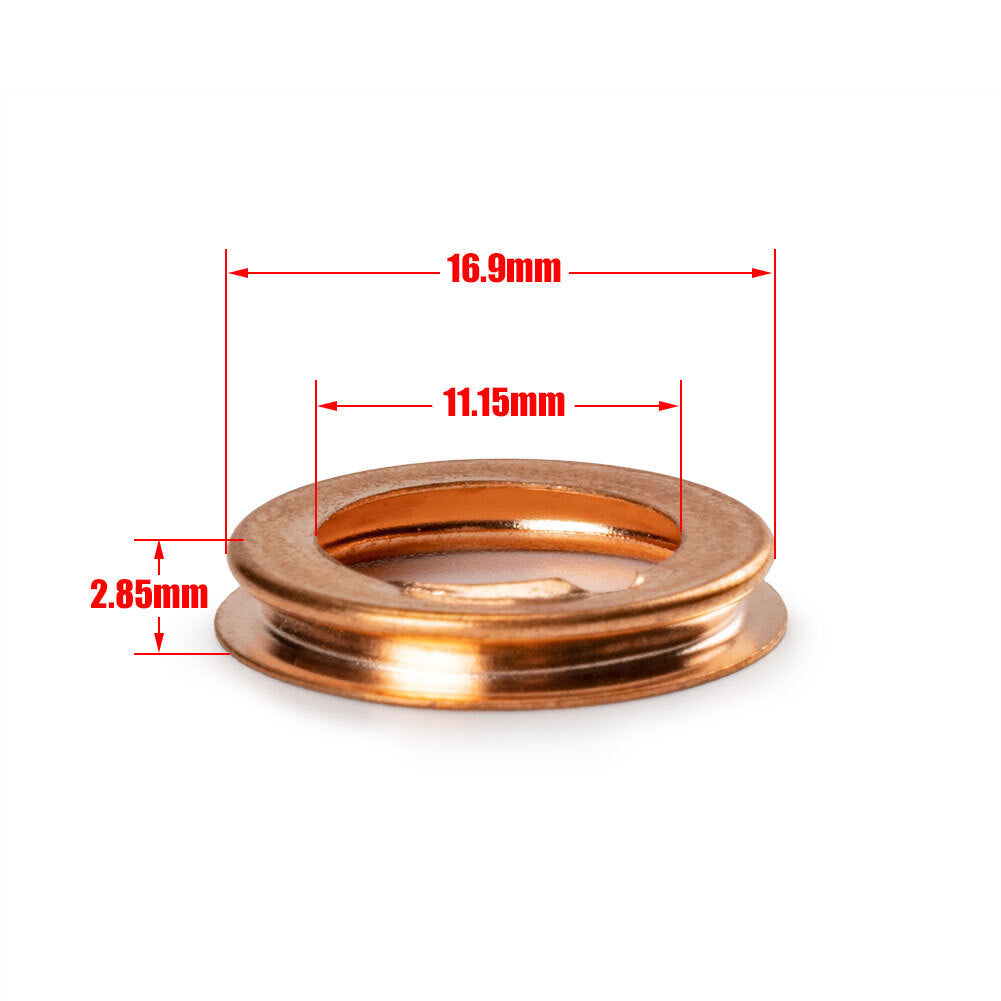 1000X Metal Oil Drain Plug Crusher Washing Machine Gasket Suitable for Nissan for Infiniti 11026-JA00A