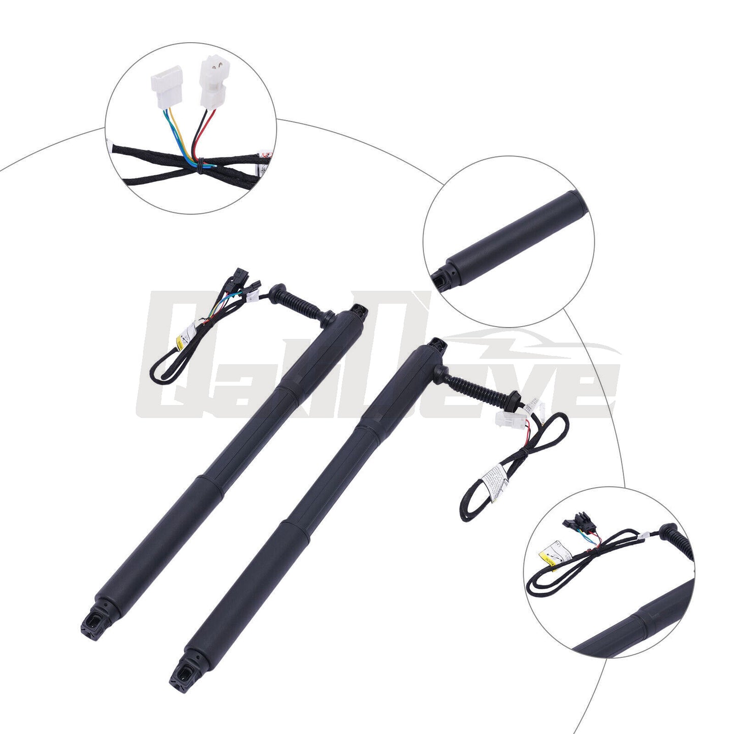 Rear power tailgate lift support LH+RH side panel suitable for 2007-2013 for BMW X5 51247332695