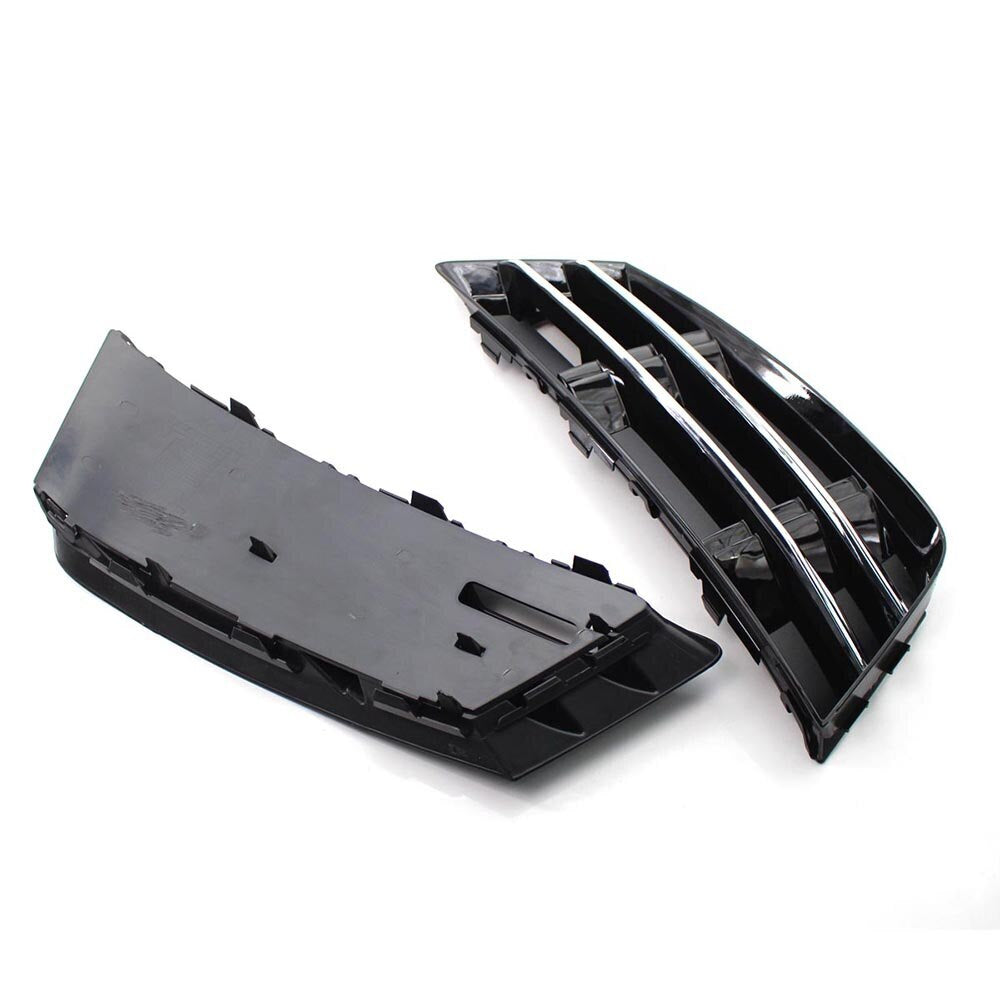 Car Left Front Bumper Fog Light Lamp Grilles for Audi A4 B9 2016-2018