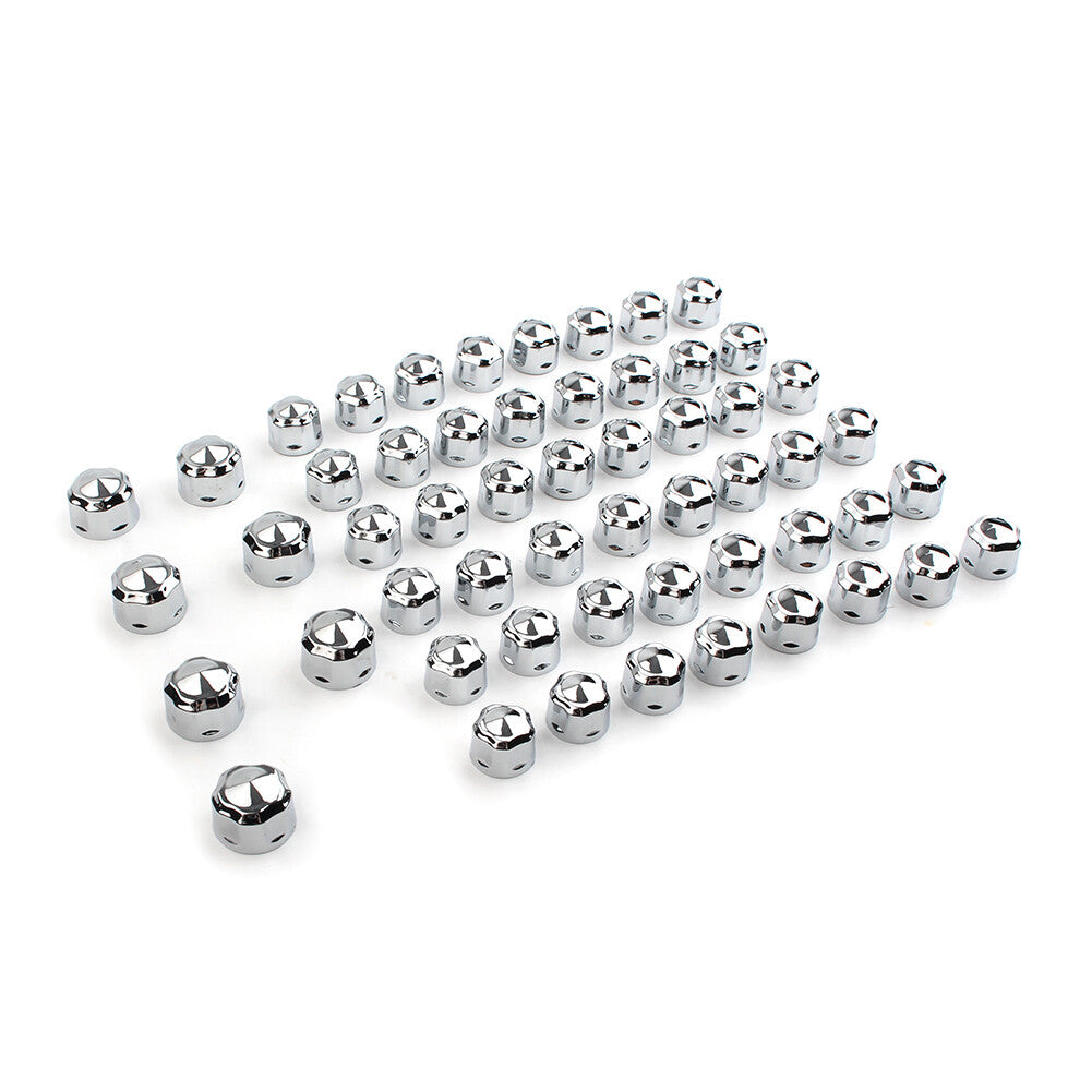 Engine Bolt Cap Set Chrome Fit for Harley Road King Electra Glide 1999-16 FLHX FLHTK