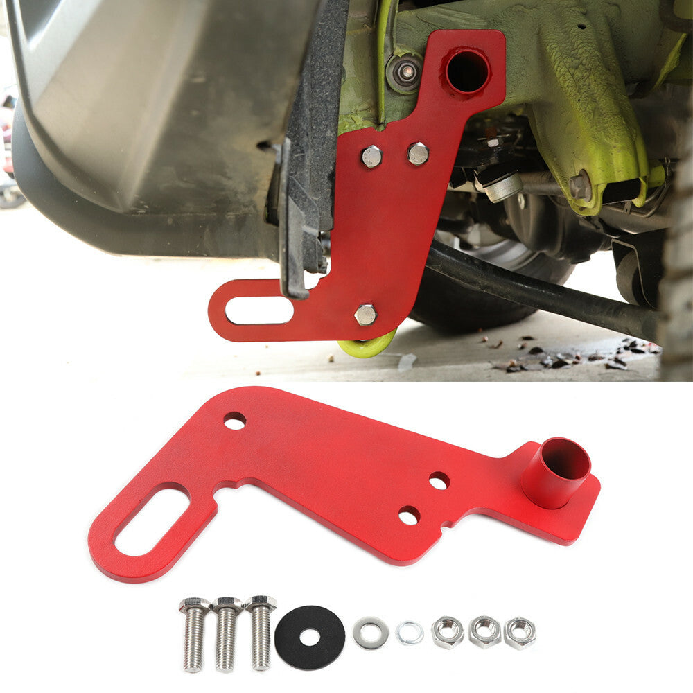 3¡ÁRed Iron Front Rear Car Bumper Trailer Towing Hook for Suzuki for Jimny 2019-2022