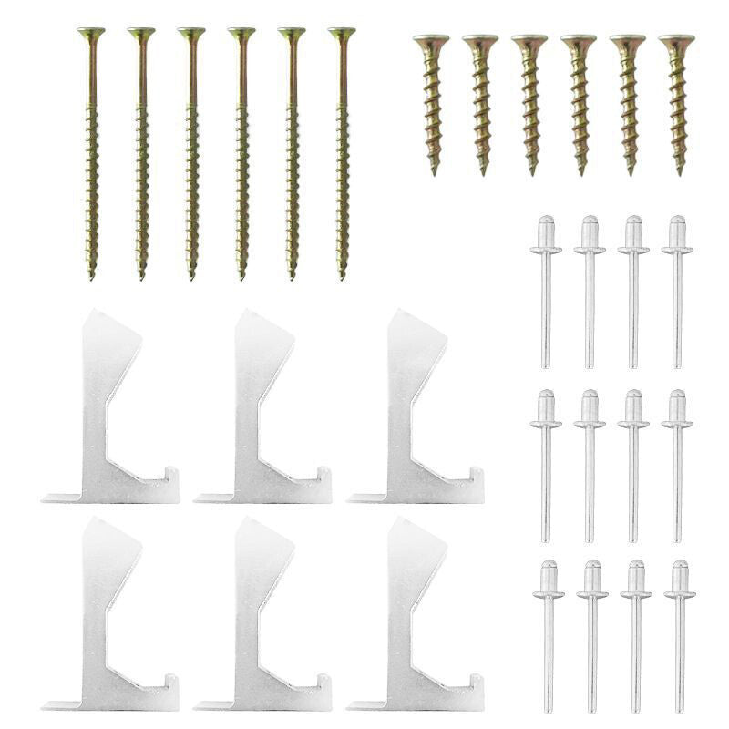 6Pcs Noisy Floor Repair Kit Wood Floor Repair Tool Reattach Subfloor to Joists