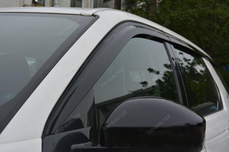 For Discovery Sport 2015-2024 Black Window Vent Visor Sun Rain Deflector Guard