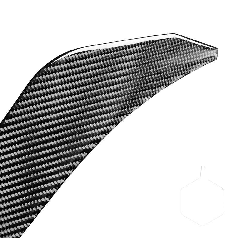 Carbon Fiber Headlight Eyebrow Scuff Cover Trim for Toyota 4Runner 2010-2020
