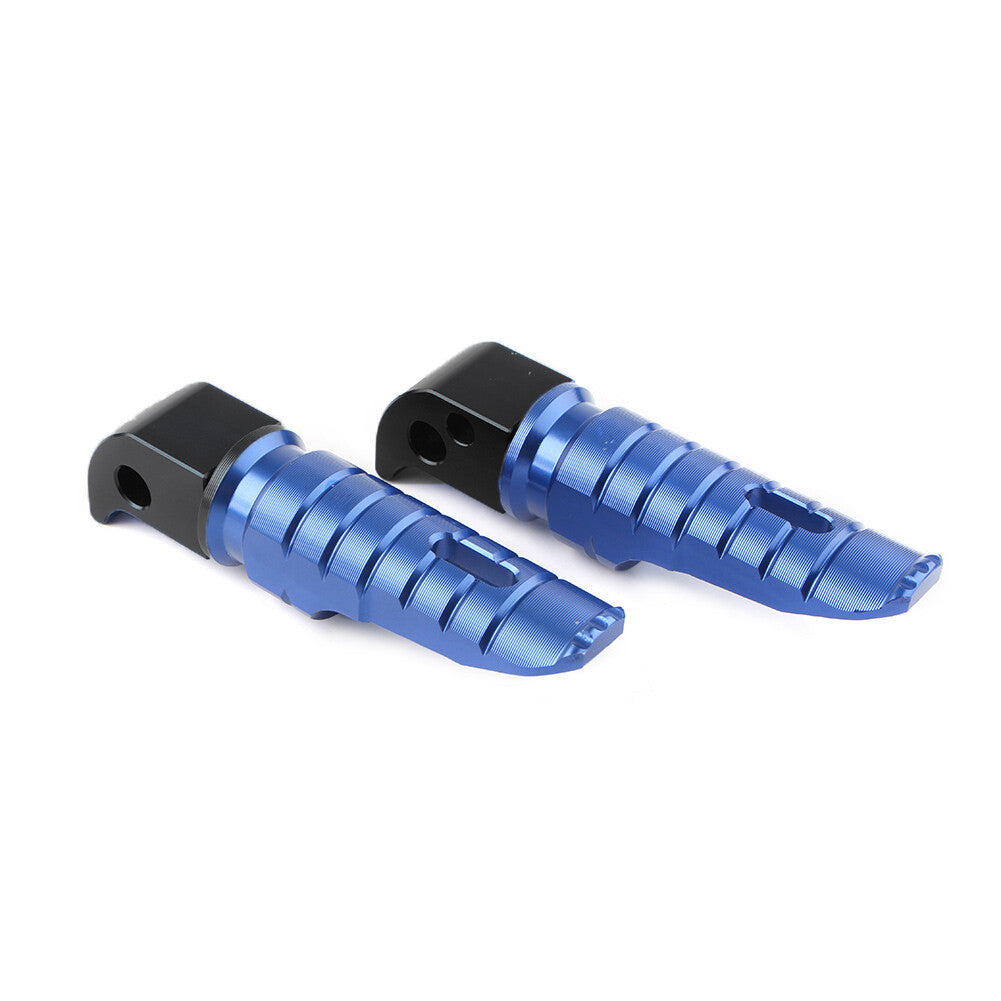 Motorcycle Rear Footpegs Pedal Pads Fit for YAMAHA MT-10 MT-09 MT-07 YZF-R6 R1 Blue