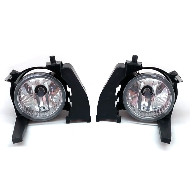 A pair of front bumper glass lens fog light bulbs for Subaru Forester SG 2006-2008.