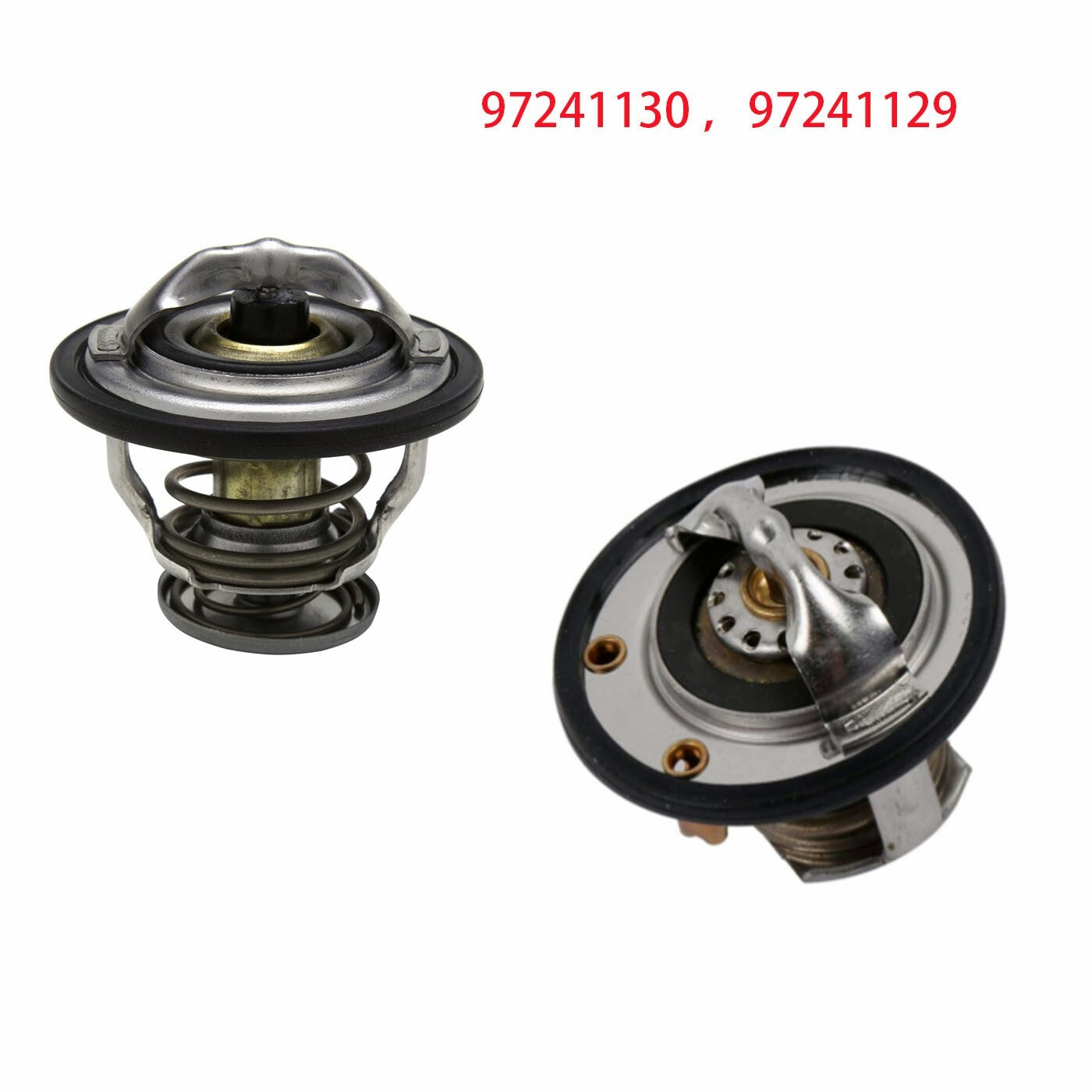 185 180 Degree Thermostat Front Rear Kit Pair for GM Pickup Duramax