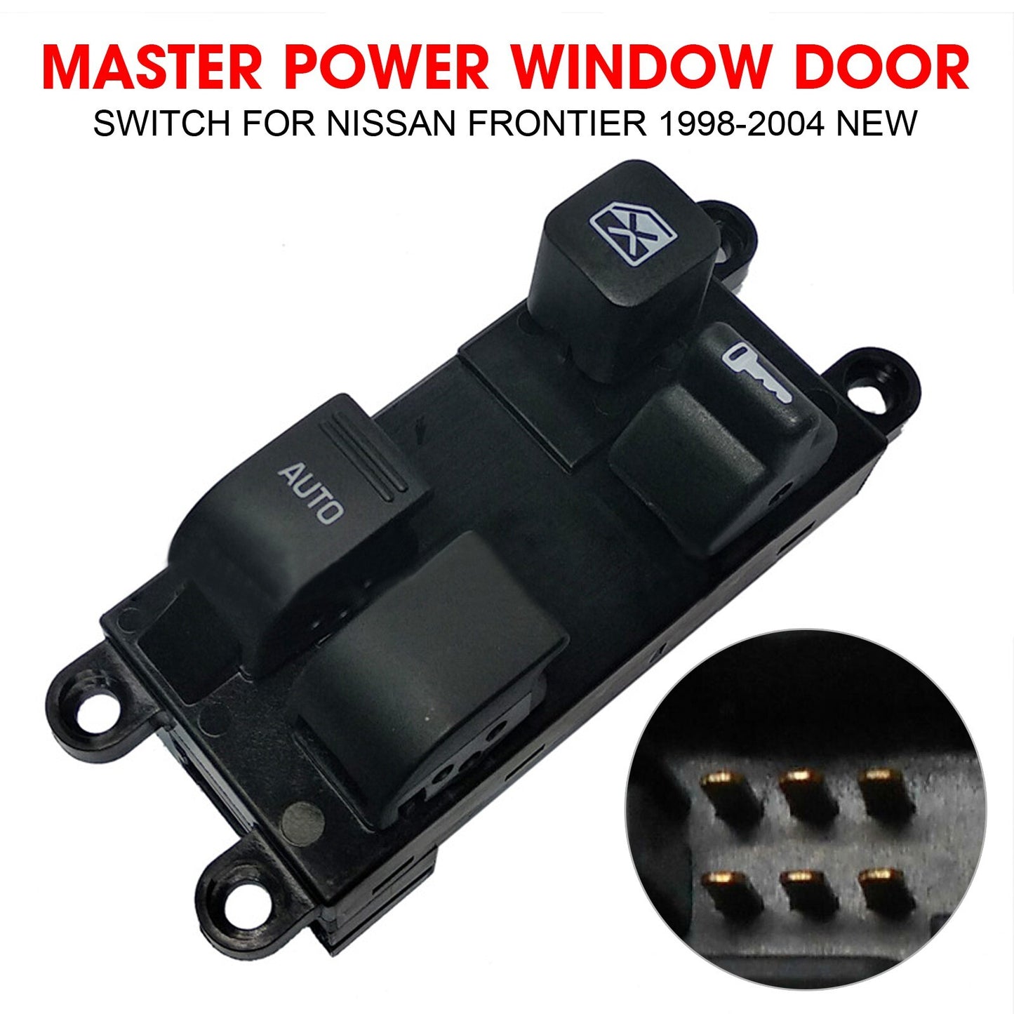 fit for Nissan Frontier 1998-2004 Power Window Master Door Switch 254018B800 AT