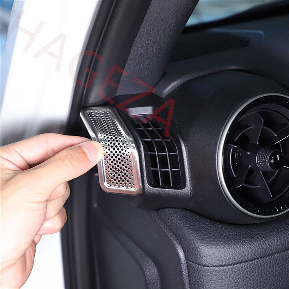 Silver Central Air Vent Anti-dust Net Cover For Toyot@ for Land Cruiser LC250 2024+
