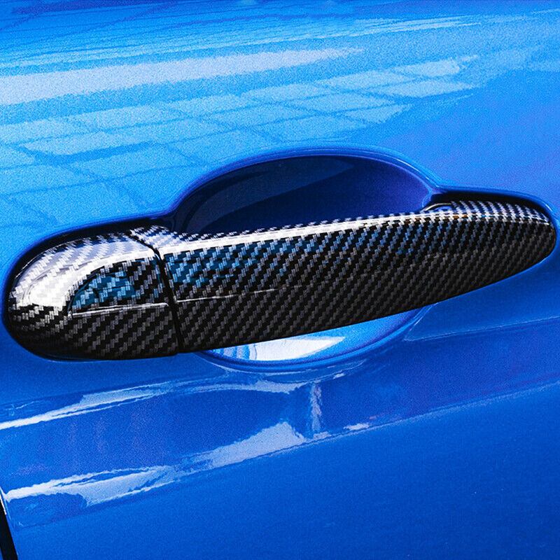 Carbon Fiber Style Car Door Handle Cover Car Accessories for BMW X1 12-15 E84