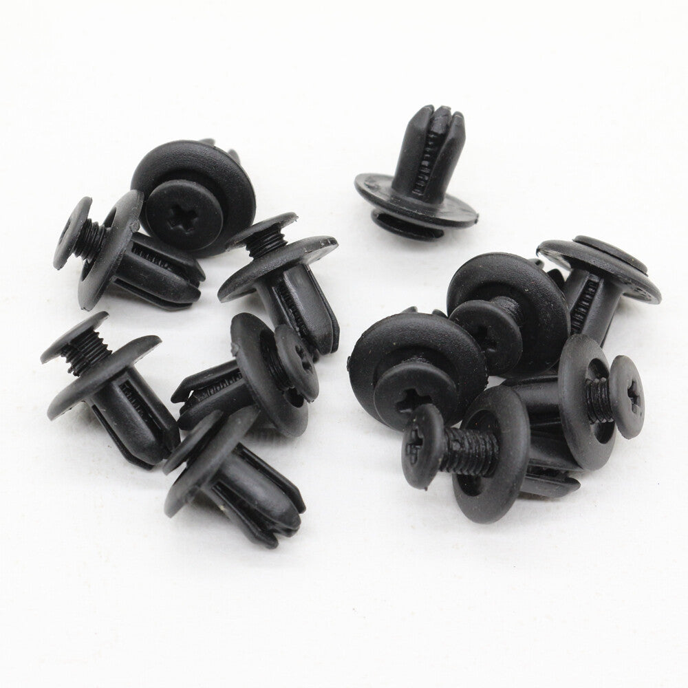 50 Bumper Fender Cowl Grille Retainer Plastic Screw for Ford for Mazda for Hyundai for Kia