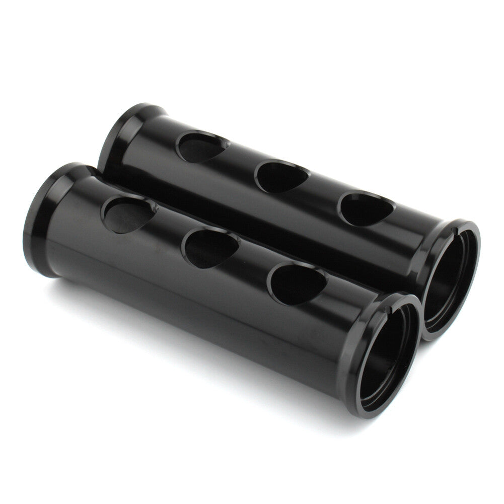Motorcycle Front Fork Cover Aluminum Black 2Pcs for Harley XL883 1200 2000-2021