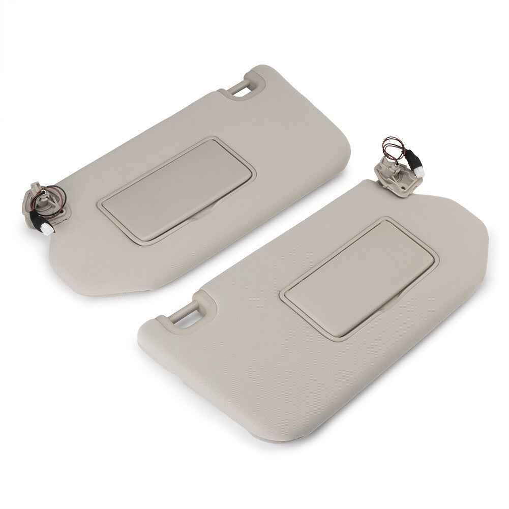 2-pack for 2013-2018 for Nissan Pathfinder beige left and right sun visors