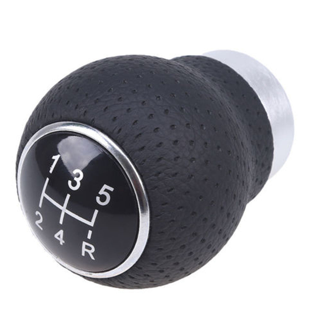 5 Speed Leather Car Manual Shift Knob Gear Stick Shifter Lever Handle Kit