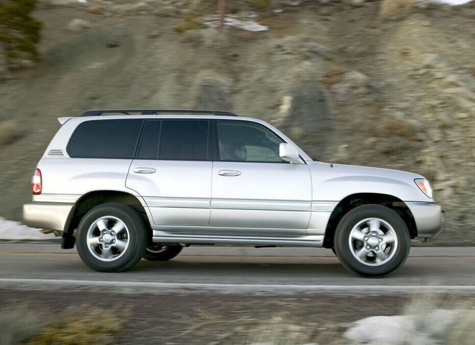 for Toyota for Land Cruiser LC100 98-2007 Side Door Body Molding Cover Trim Gold 10X