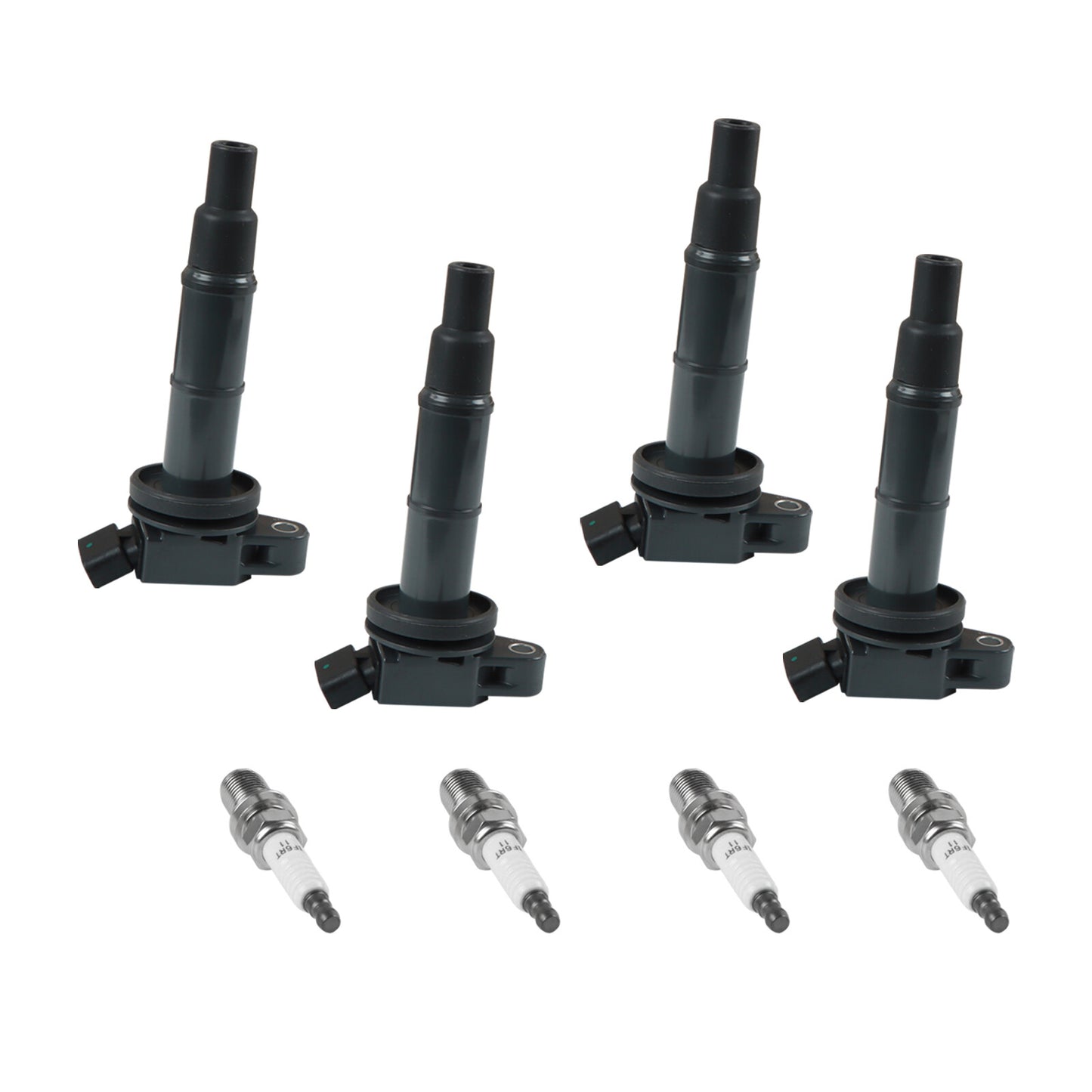 4 Ignition Coil 4 Platinum Spark Plug For 2002-2011 for Toyota for Camry 2.4L UF333