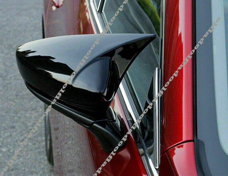 Horn Bright Black Outer Rear View Side Mirror Trim Cover for Mazda CX-30 2020-22