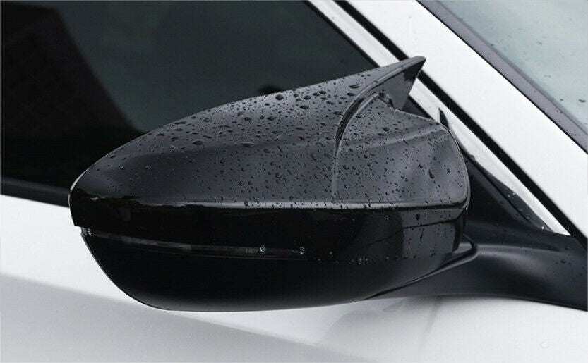 for Honda Accord 2018-2022 Black OX Horn RearView Mirror Cover W/ Turn Signal 2p