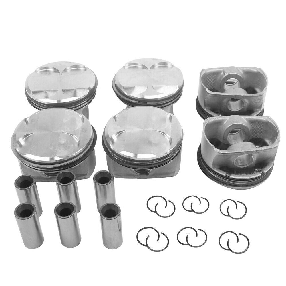 Engine Overhaul Rebuild Kit 6x Pistons Rings Kit for BMW 328i 530i N52 3.0L