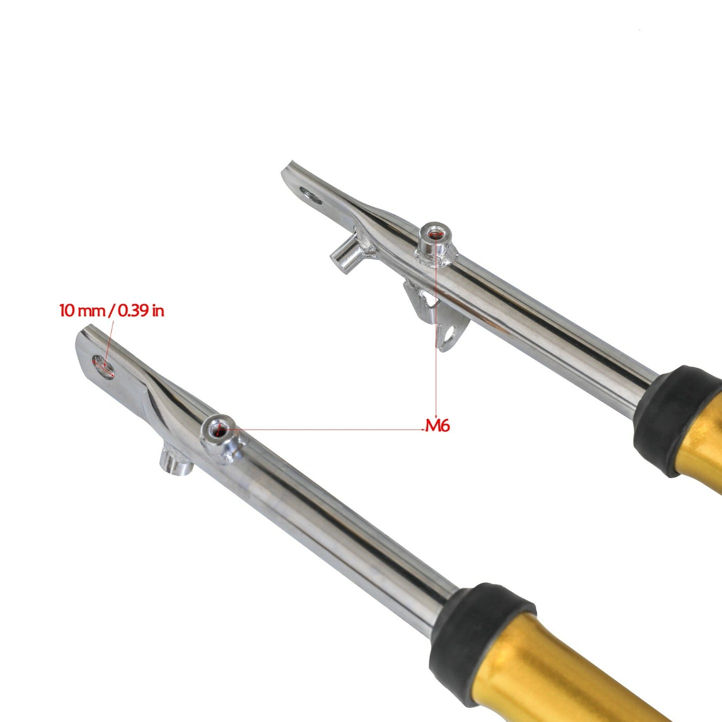 Front fork shock absorber tubes suitable for CRF50 XR50 drum brakes, Dirt Pit bicycle coolers, 70cc Z50