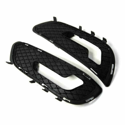 Pair Front Bumper Fog Lights Grille Trim for Mercedes Benz W212 A2128851323/1423