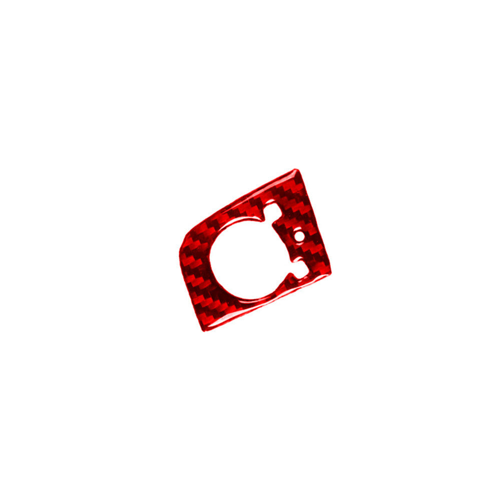Carbon Fiber Mirror Control Button Panel Trim Frame for Audi TT 8N 2001-2006 Red