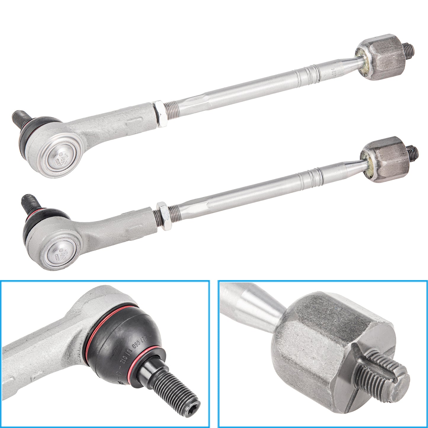 1 Pair Left Right Steering Tie Rod Assembly for Porsche for Cayenne 2003-2019