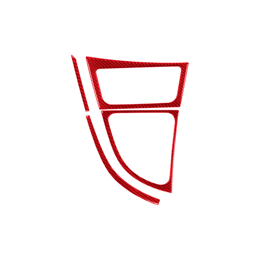 Gear Shift Frame Trim Cover for BMW 1 Series Convertible E82/E88 2008-2013 Red