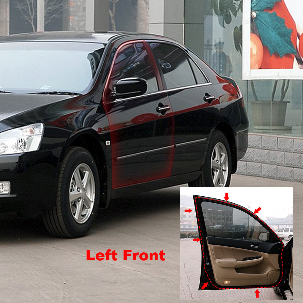 Rubber For 2003-2007 for Honda Accord Front Left Door Seal Weatherstrip Replacement