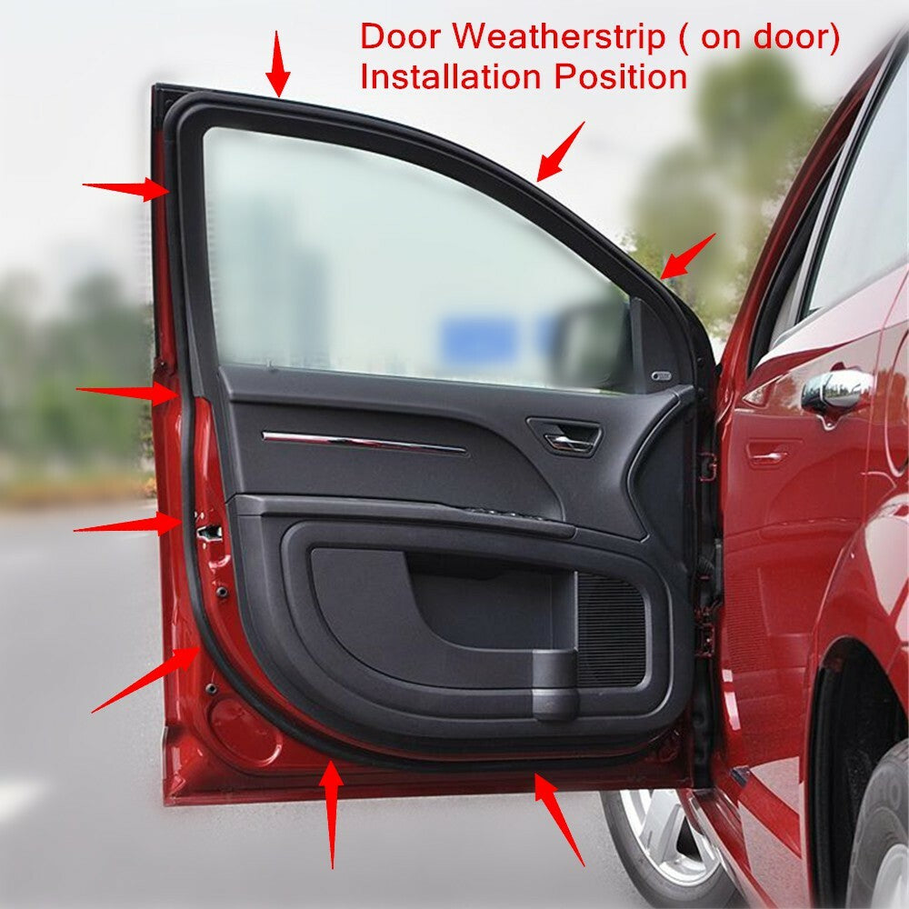 new 4-piece door Weatherstrip molded seals for Honda Accord Sedan 1998 - 2002
