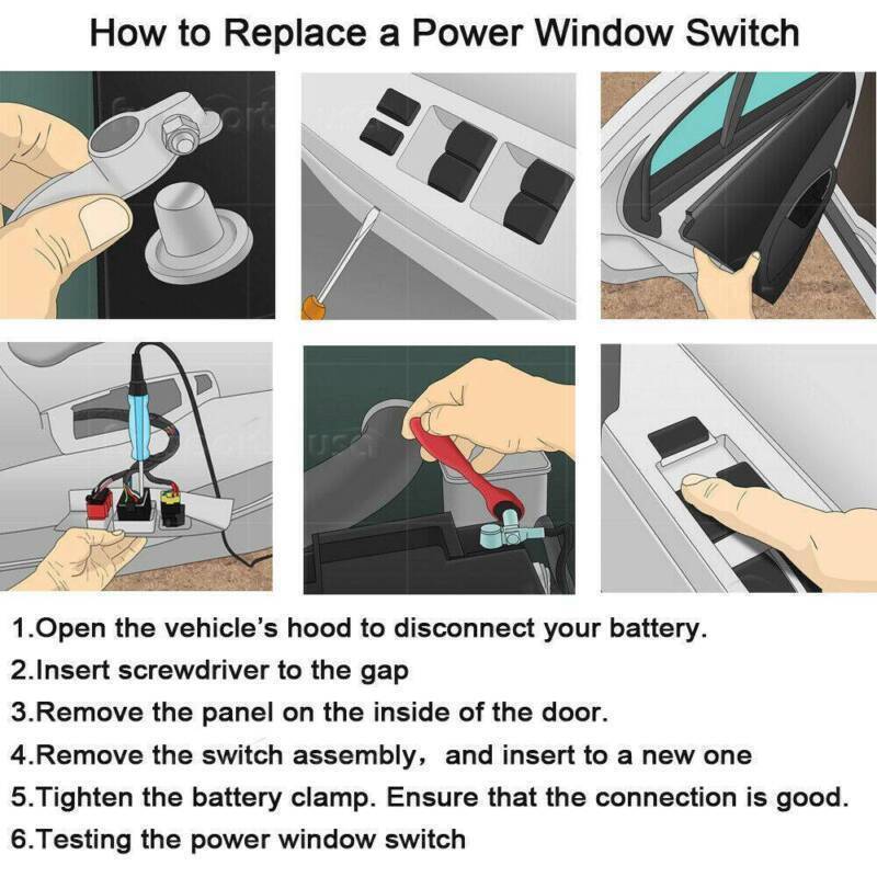 For 11-13 for Chevrolet Prisma/Onix Electric Power Window Control Switch 95188247 1X