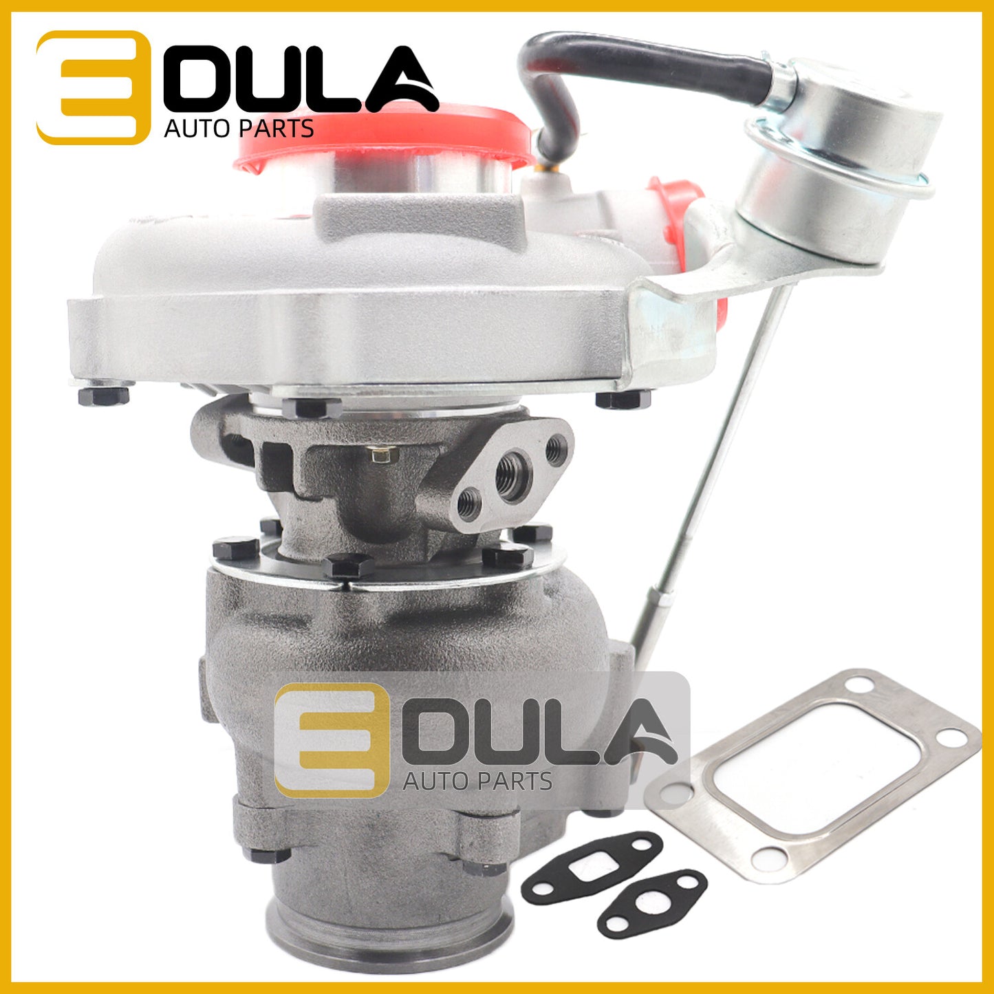 Oil-cooled turbochargers are suitable for T3 and T4 1.5L-2.5L universal 400HP flanger turbines.