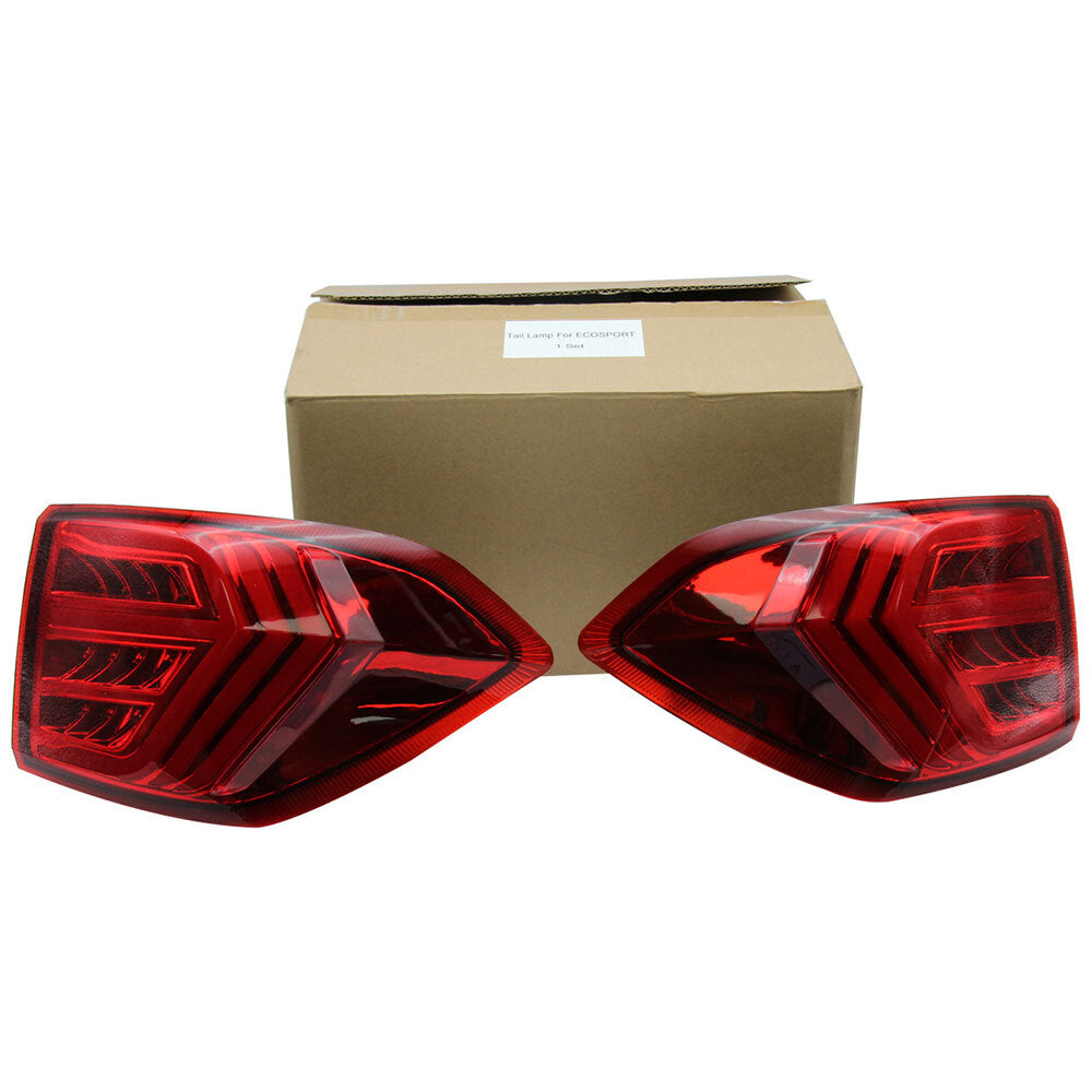 2PCS Outside LED Rear Lamps Taillights Refit for Ford Ecosport 2013-2020 2014