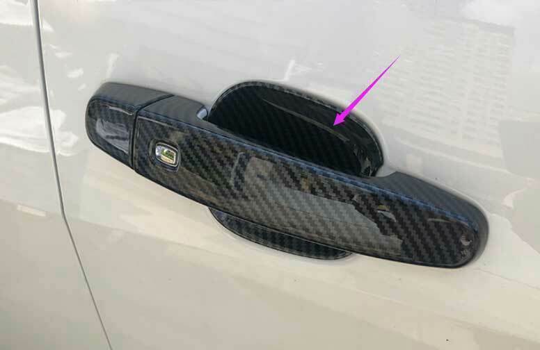 for Chevy Malibu 2016-24 ABS Carbon Fiber Exterior Side Door Bowl Cover Trim 4X