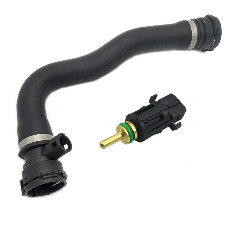 17127508011 Radiator under-hose hose + sensor for BMW 745Li 545 745 E65 7 Series