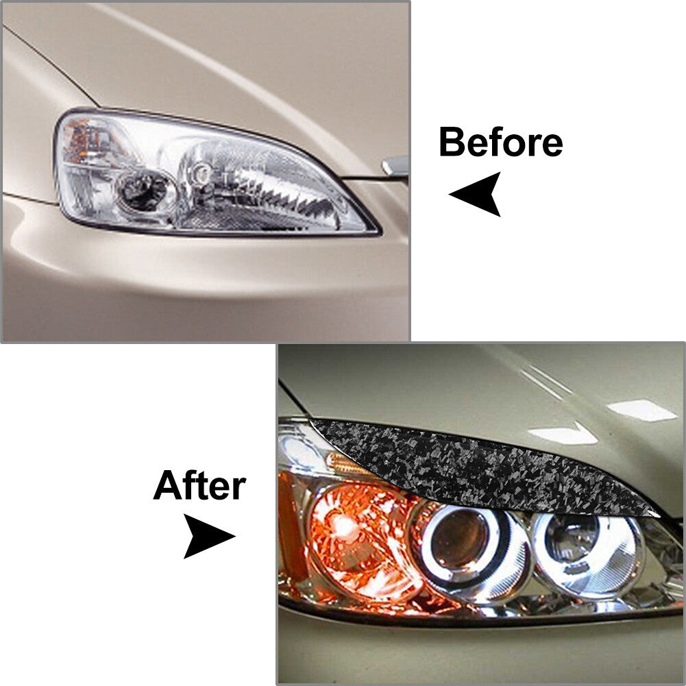 Headlight Eyebrow Eyelid Cover for Honda for Civic 2001-2003