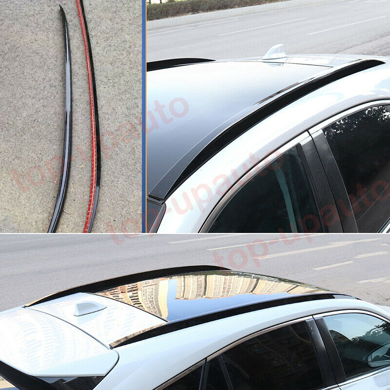 for Toyota Venza 2021-23 Glossy black Side Bars Rails Roof Rack Luggage Carrier