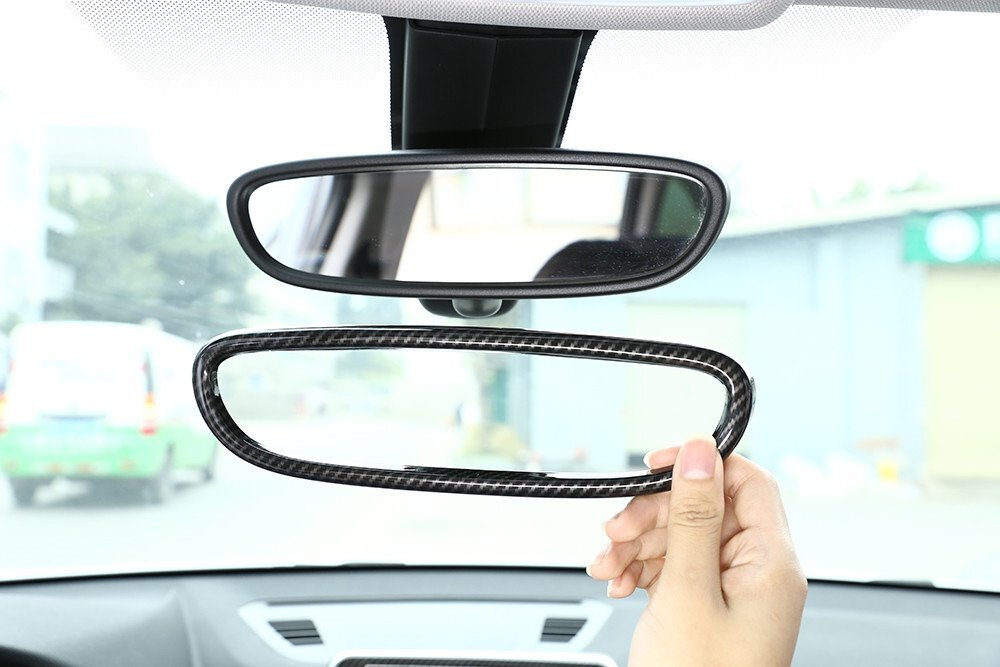 ABS Interior Rearview Mirror Cover Kit for BMW X1 F48 2016-21 1 2 Series 2015-19
