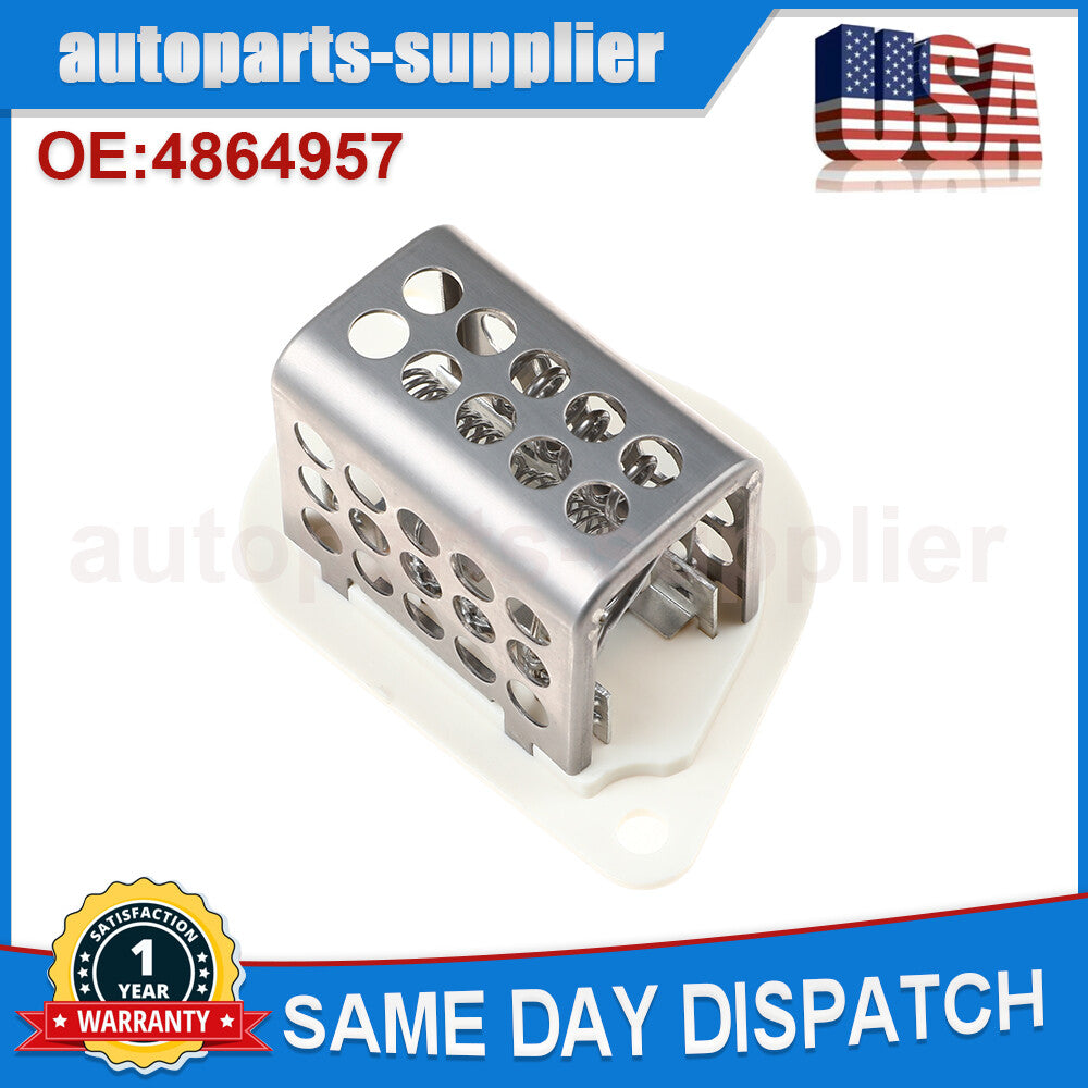 Heater blower motor resistance 4864957, suitable for 1997-2001 for Jeep Cherokee TJ for Wrangler .