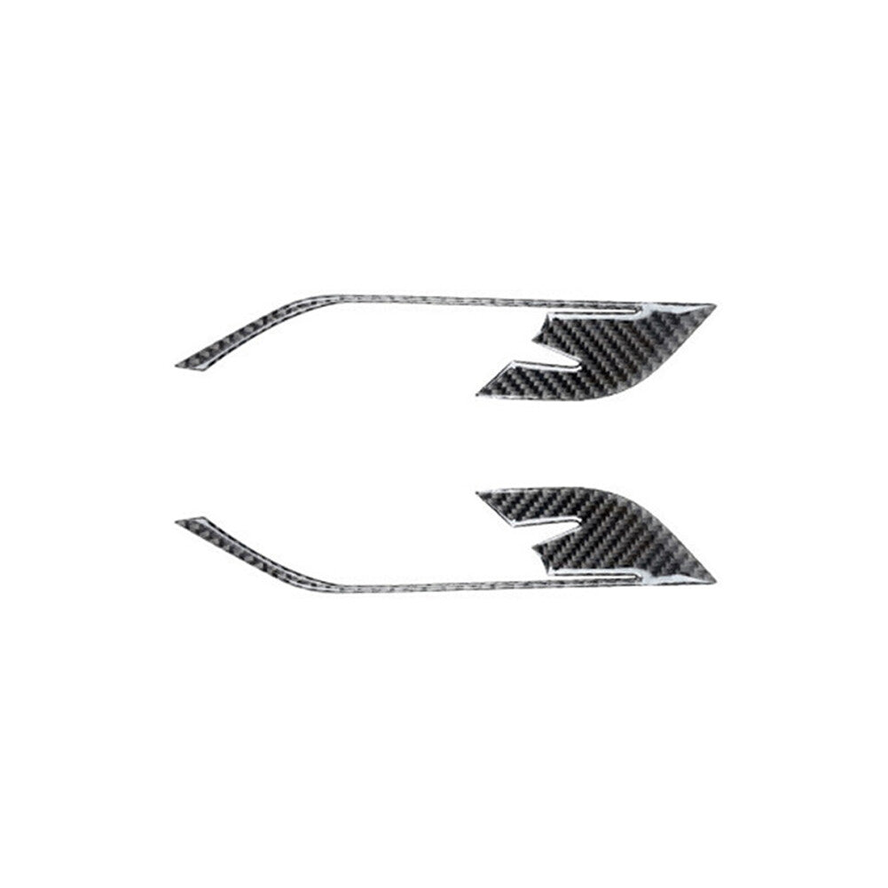 3Pcs Carbon Fiber Interior Rear Door Handle Cover Trim for BMW X1 F48 2016-2018