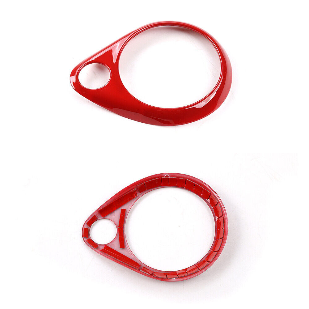 for Jeep Grand Cherokee 2011+ Accessories Red Dashboard Speaker Ring Decor Cover