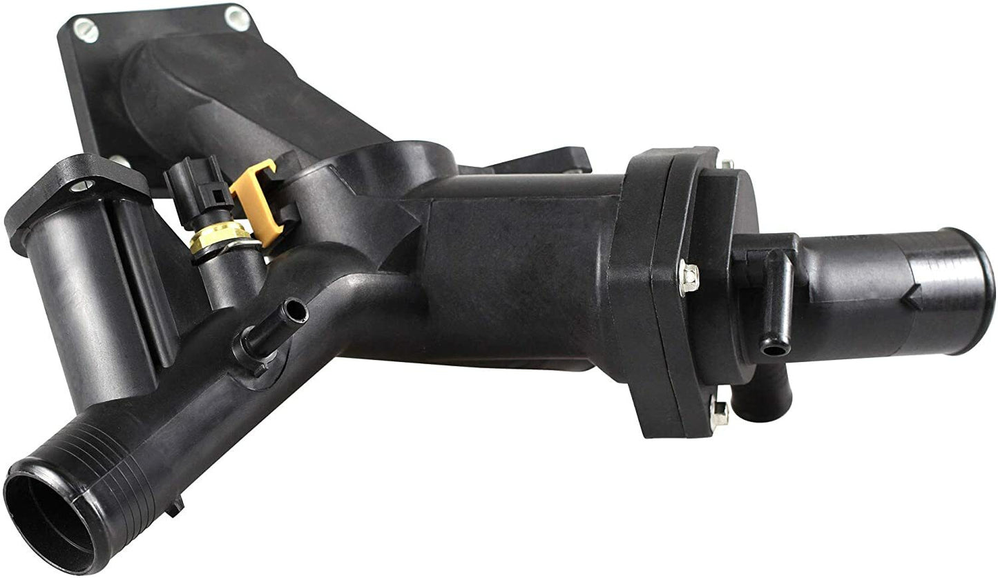 The new coolant thermostat housing is compatible with for Land Rover LR3 and for Land Rover for Range Rover Sport LR005631